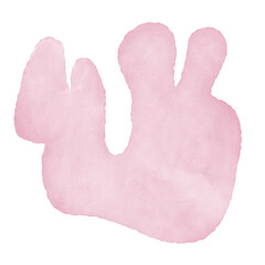 Pink Watercolor Abstract Shapes 