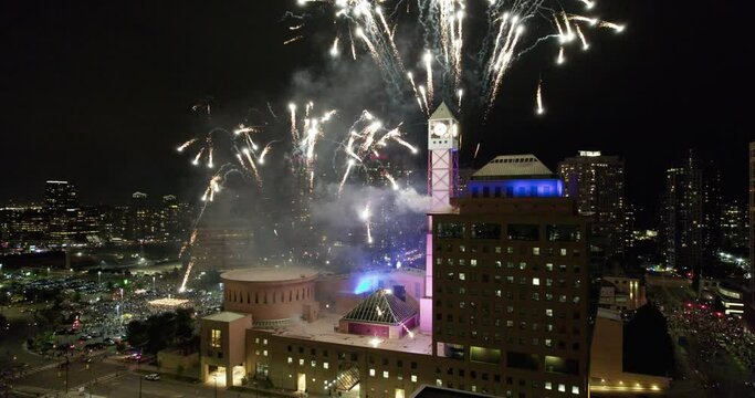 Mississauga Canada Day Fireworks Drone