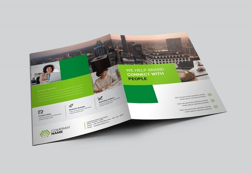 Business Presentation Folder Layout