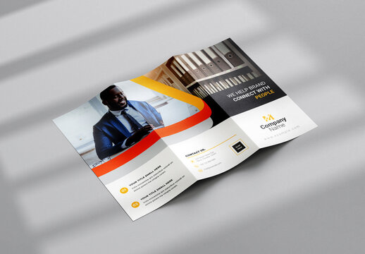 Colorful Trifold Brochure Layout
