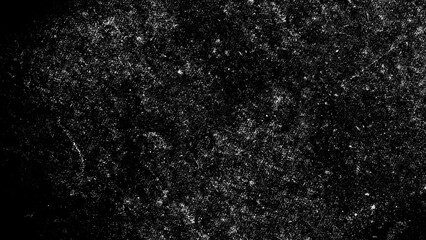 Black and white vintage scratched grunge isolated on background, old film effect. Distressed old abstract stock texture overlays. space for text.
