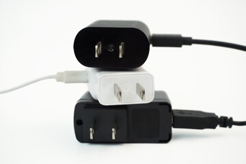 Phone charger cable and charge other electronic devices with USB Non-standard charging cable concept is dangerous.