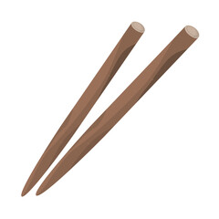 Vector illustration of burdock on a white background.