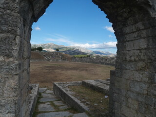 ruins of the ancient fortress