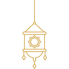 Islamic Lantern Outline