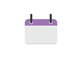 Calendar icon vector. Schedule, date icon symbol illustration.