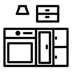 Kitchen set icon