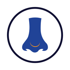 human body parts, nose, human nose icon