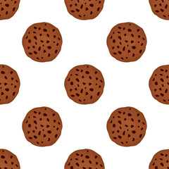 Pattern homemade cookie different taste in pastry biscuit
