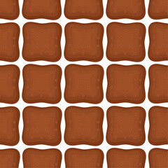 Pattern homemade cookie different taste in pastry biscuit