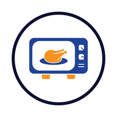 oven, chicken, chicken in oven icon