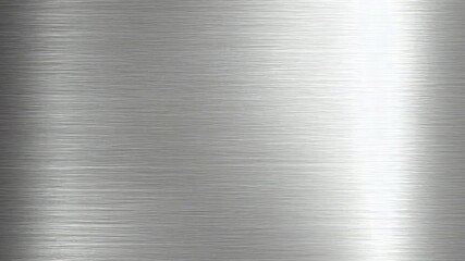 Digital Illustration of Metallic Brilliance: Polished Sheet Metal Background, Brushed, Seamless, Texture