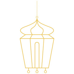 Islamic Lanttern Outline