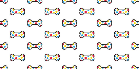 dog bone seamless pattern candy colorful polka dot vector paw footprint puppy food pet toy breed cartoon doodle gift wrapping paper repeat wallpaper tile background illustration isolated design