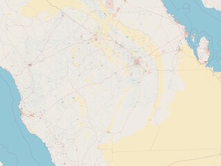 Ar Riyad, Saudi Arabia. OSM. No legend