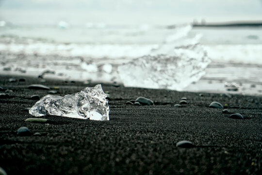 Ice on the beach