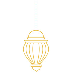 Islamic Lattern Outline