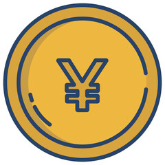 Obraz premium Yen Curency icon