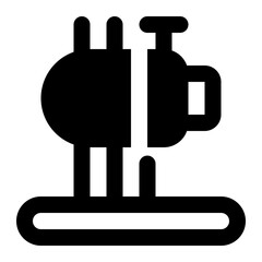 water pump glyph icon