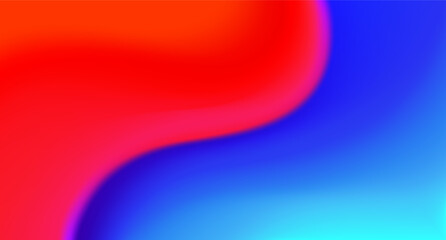 Abstract background, red and blue, cold and hot, yin and yang. Backdrop for postcards and banners, for business and posters, billboards, websites and covers, vector illustration for graphic design - obrazy, fototapety, plakaty