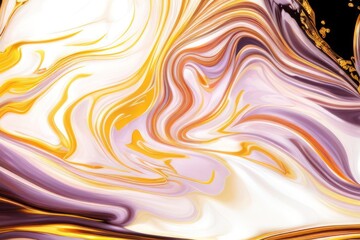 abstract background with gold and pink waves created with generative AI