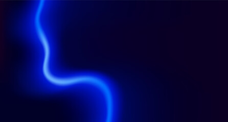 Abstract blue background, glowing line, wave. Backdrop for postcards and banners, for business and posters, billboards, websites and covers, vector illustration for graphic design