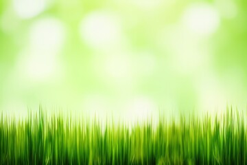 Fototapeta na wymiar green grass background illustration created with generative AI