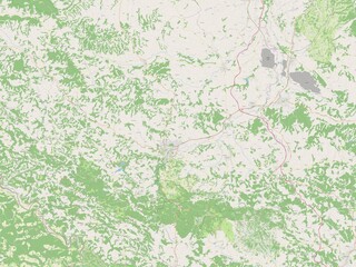 Kolubarski, Serbia. OSM. No legend