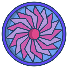 Fototapeta premium Mandala icon
