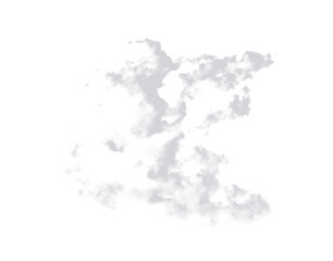 Grey smoke cloud, fog or smokey flare and realistic vector of steam or gas, mist explosion with a powder spray and a design element texture isolated on a transparent and png background