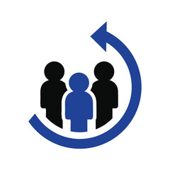 target audience finding icon