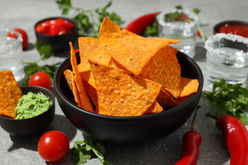 Concept of Mexico food, Mexico cuisine snack and drink