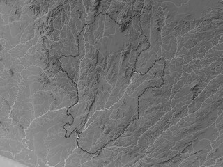 Eastern, Sierra Leone. Grayscale. No legend