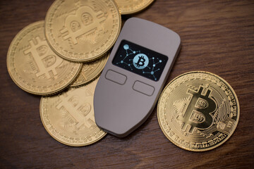 Bitcoin is a cryptocurrency and worldwide payment with trezor