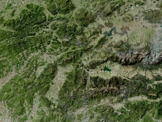 Zilinsky, Slovakia. High-res satellite. No legend