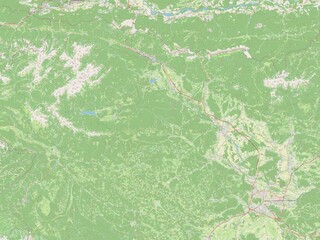 Gorenjska, Slovenia. OSM. No legend