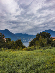 landscape with clouds