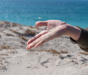 サラサラの砂浜