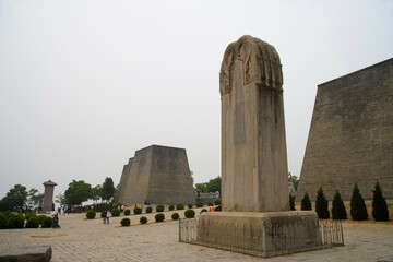 The Qian Tomb,Xi'an - obrazy, fototapety, plakaty