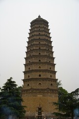 pagoda in the Famen Temple,Xi'an - obrazy, fototapety, plakaty