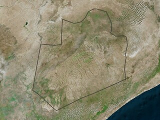 Bay, Somalia. High-res satellite. No legend