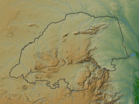 Limpopo, South Africa. Physical. No legend