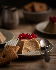 flan fait maison crème de speculoos