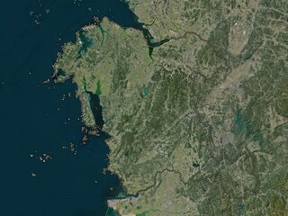 Chungcheongnam-do, South Korea. High-res satellite. No legend © Yarr65