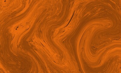 Fototapeta premium An orange and brown marble texture with a swirly pattern.