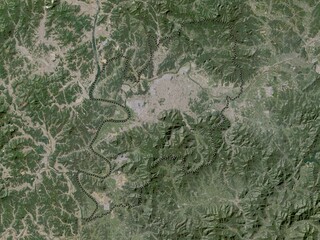 Daegu, South Korea. Low-res satellite. No legend