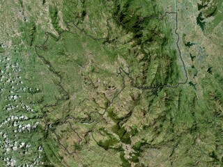 Kandy, Sri Lanka. High-res satellite. No legend