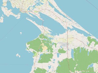 Kilinochchi, Sri Lanka. OSM. No legend