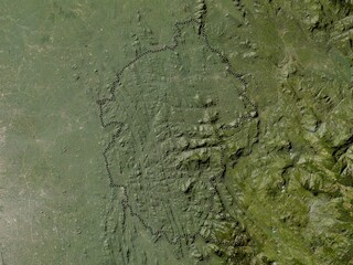 Kegalle, Sri Lanka. Low-res satellite. No legend