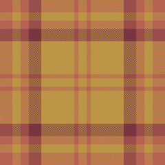 Plaid check pattern. Seamless fabric texture. Tartan textile print.